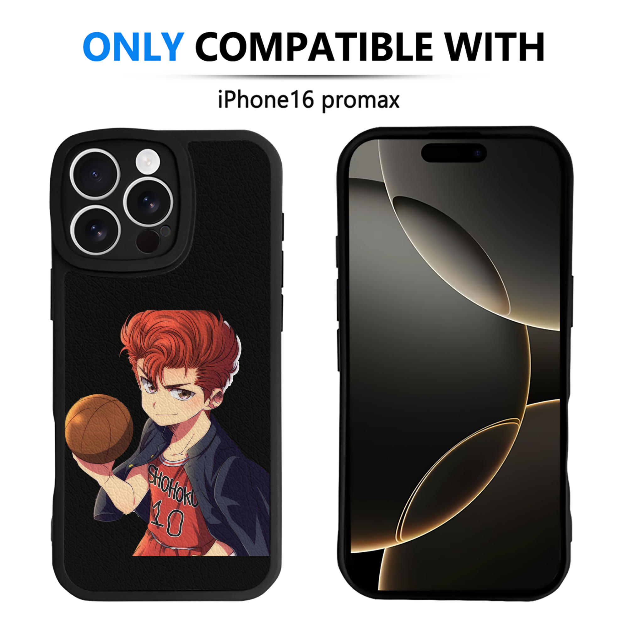 （画像用） SLAM DUNK／スラムダンク 【iPhone 16シリーズ対応】シリコンスマホケース（レザー調） 材質：シリコン
